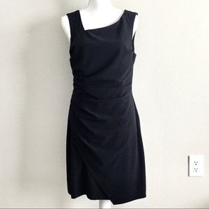 Suzi Chen Navy Pleated Dress Sz 10